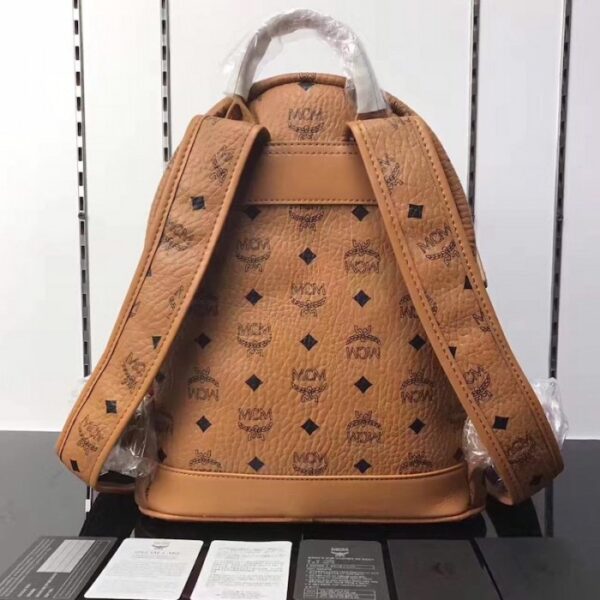 McM Stark Side Studs Backpack Large Tan - Image 4