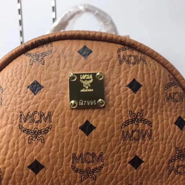 McM Stark Side Studs Backpack Large Tan - Image 5