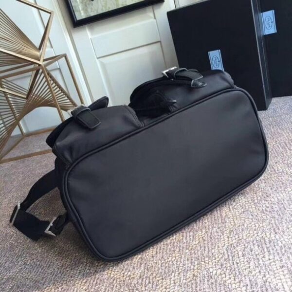 Prada Classic Nylon Backpack Black - Image 4