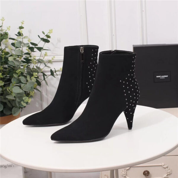 Yves Saint Laurent #709452-1 Boots For Women - Image 7