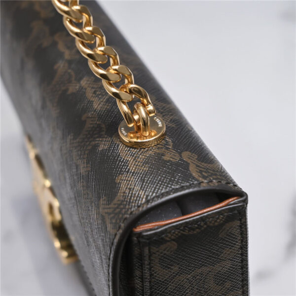Celine Triomphe Shoulder Bag with Chain - Image 6