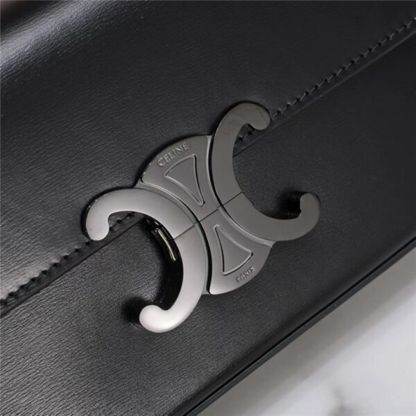 Celine Triomphe Shoulder Bag in Shiny Calfskin - Image 6