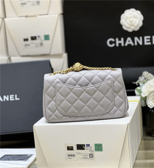 CC CF camellia flap bag - Image 6