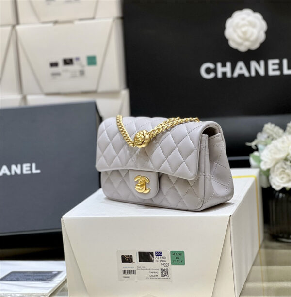 CC CF camellia flap bag - Image 7