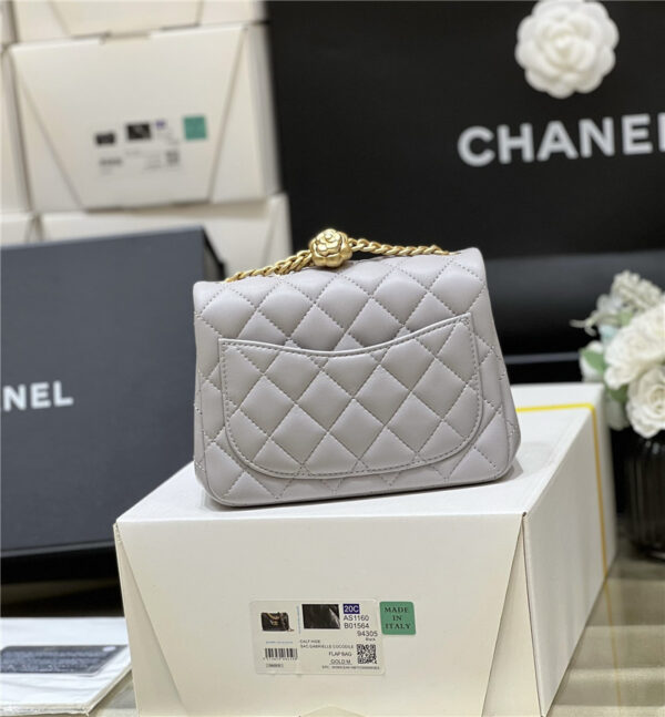 CC CF camellia flap bag small - Image 2
