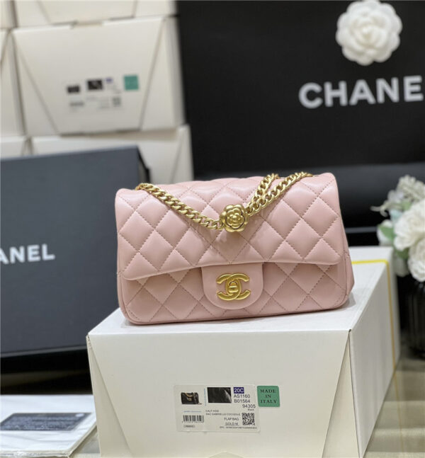 CC CF camellia flap bag - Image 4