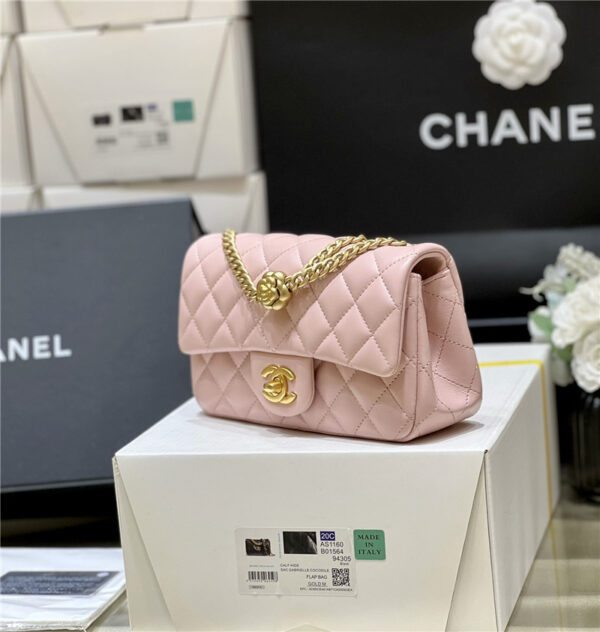 CC CF camellia flap bag - Image 5