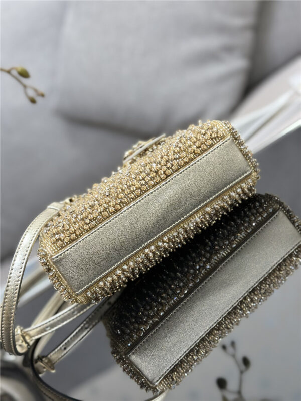Dior Lady D-Joy Mini Embroidered Beaded Bag - Image 2