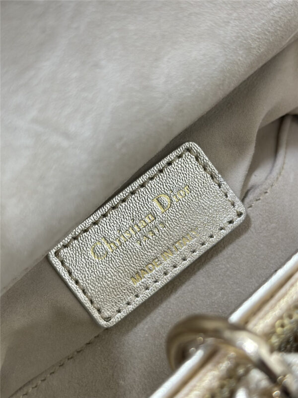 Dior Lady D-Joy Mini Embroidered Beaded Bag - Image 5