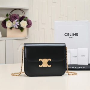 Celine College Medium Leather Shoulder Bag