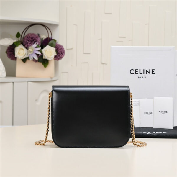 Celine College Medium Leather Shoulder Bag - Image 3