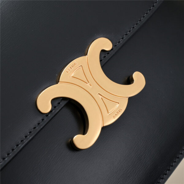 Celine College Medium Leather Shoulder Bag - Image 6
