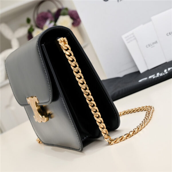 Celine College Medium Leather Shoulder Bag - Image 8