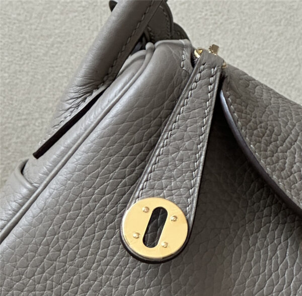 Hermès Mini Lindy Bag Grey - Image 5