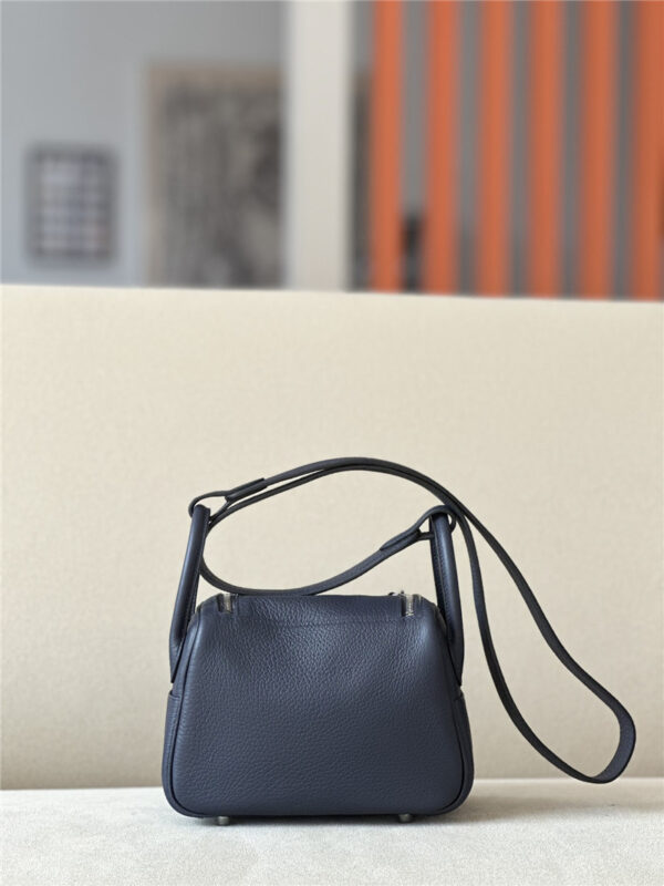 Hermès Mini Lindy Bag Black - Image 7