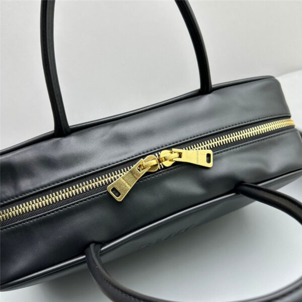 Miu Miu Leather Beau Bag Black - Image 6