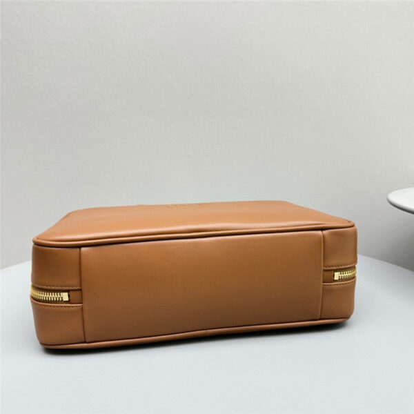 Miu Miu Leather Beau Bag Brown - Image 4