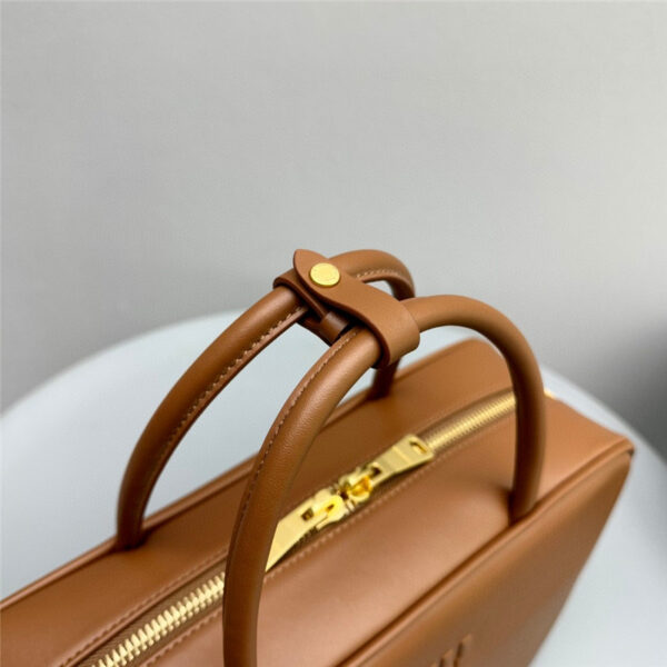 Miu Miu Leather Beau Bag Brown - Image 5