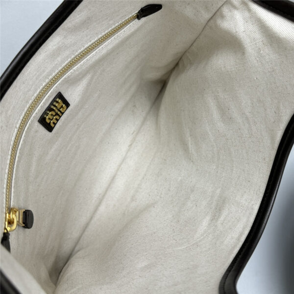 Miu Miu Logo Hobo Shoulder Bag - Image 11
