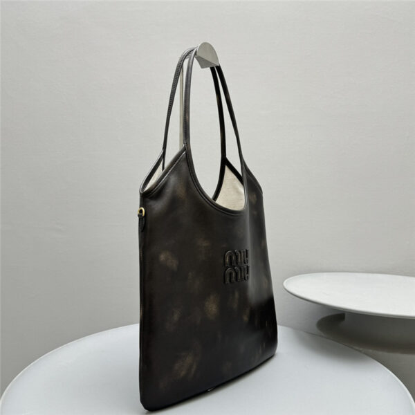 Miu Miu Logo Hobo Shoulder Bag - Image 13