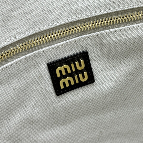 Miu Miu Logo Hobo Shoulder Bag - Image 15