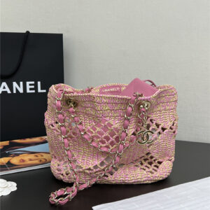 CC coco raffia weave bag