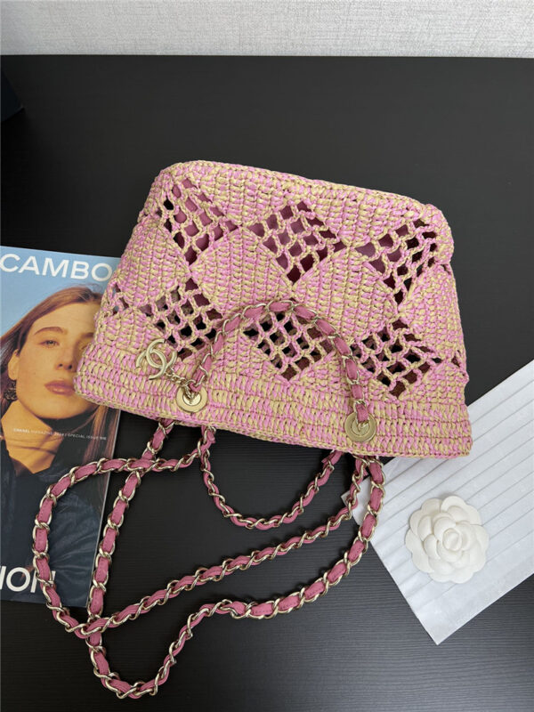 CC coco raffia weave bag - Image 3