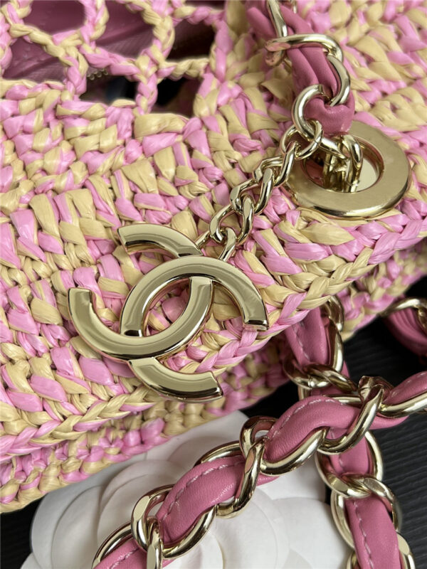 CC coco raffia weave bag - Image 4
