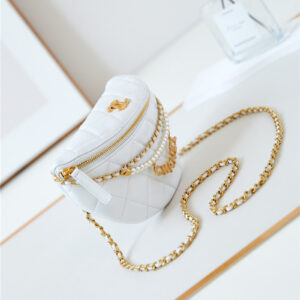 CC Pearl Chain Waist Bag