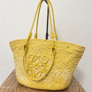 Loewe Anagram Basket Bag Yellow