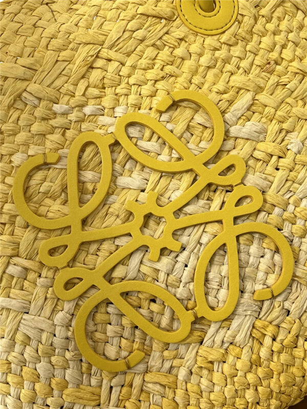 Loewe Anagram Basket Bag Yellow - Image 5