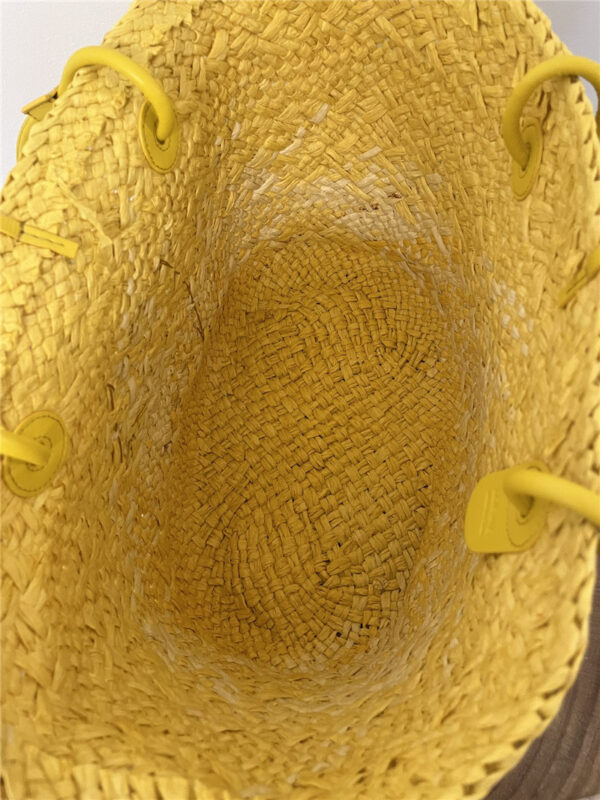 Loewe Anagram Basket Bag Yellow - Image 7