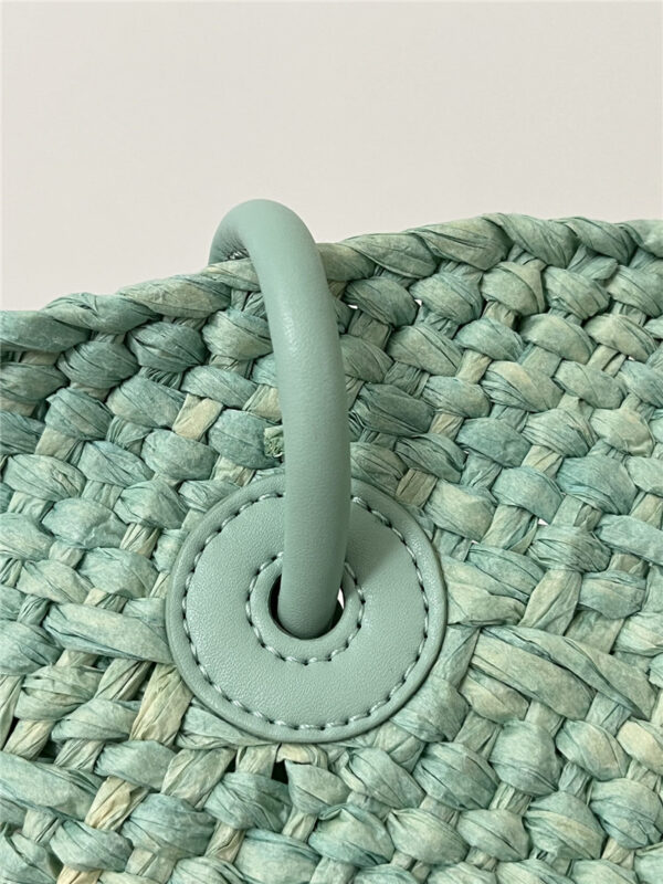 Loewe Anagram Basket Bag Blue - Image 4
