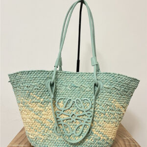Loewe Anagram Basket Bag Blue