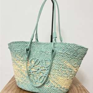 Loewe Anagram Basket Bag Blue