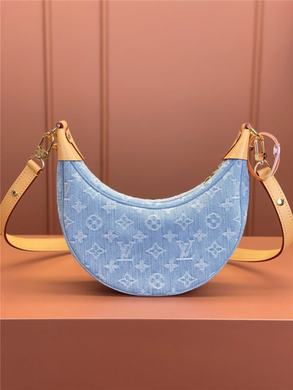 Louis Vuitton LV Loop Denim Hobo Bag - Image 5