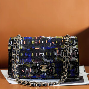 CC limited edition embroidered twill CF bag
