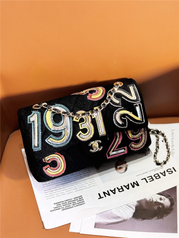 CC limited edition woolen CF bag - Image 4