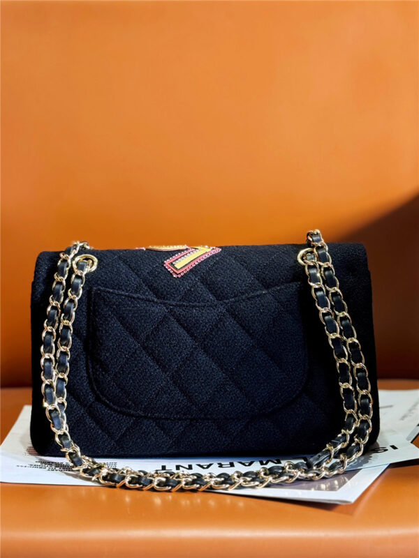 CC limited edition woolen CF bag - Image 7