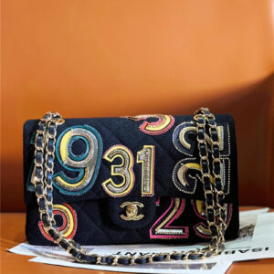 CC limited edition woolen CF bag