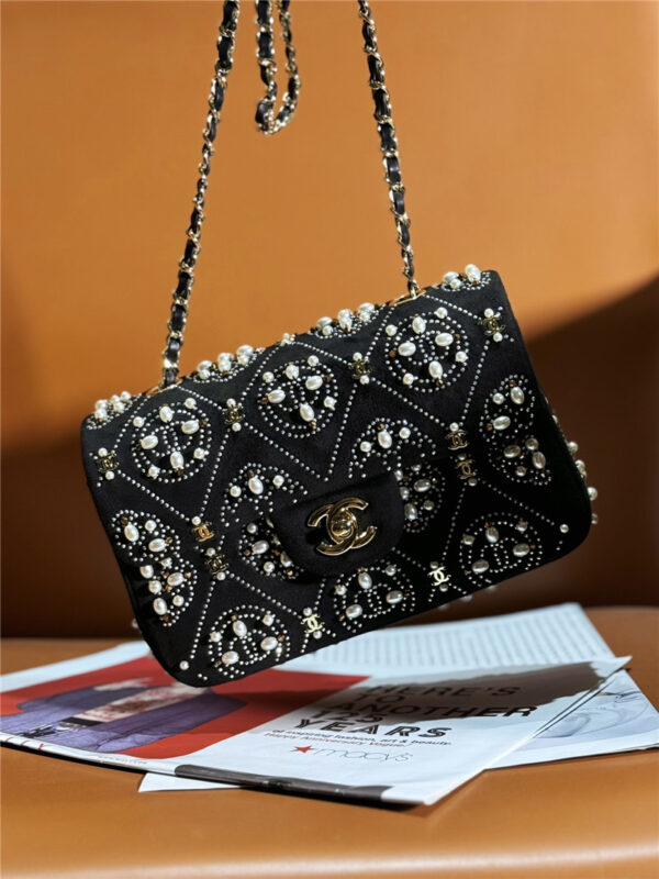 CC cf new pearl flap bag - Image 5