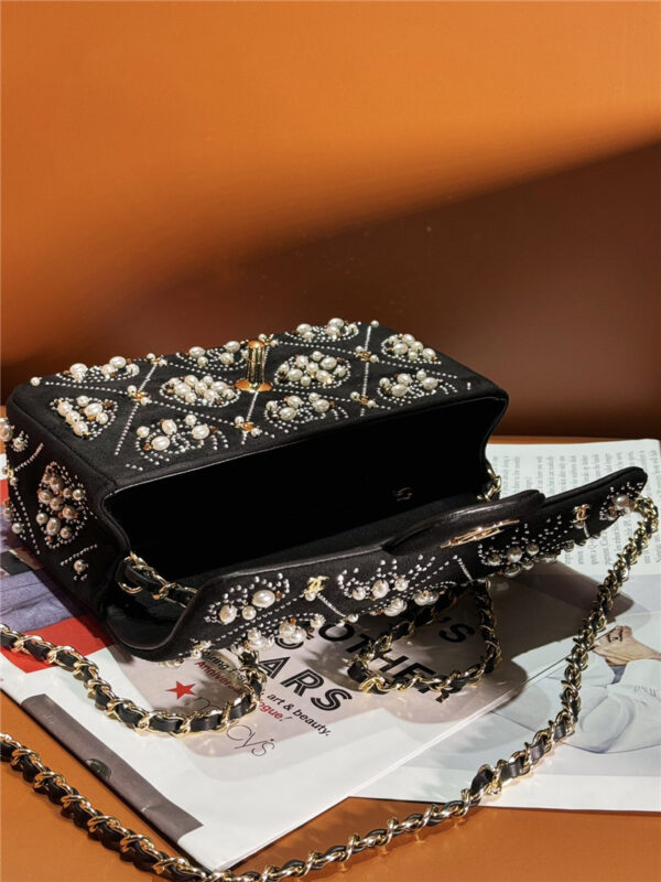 CC cf new pearl flap bag - Image 6