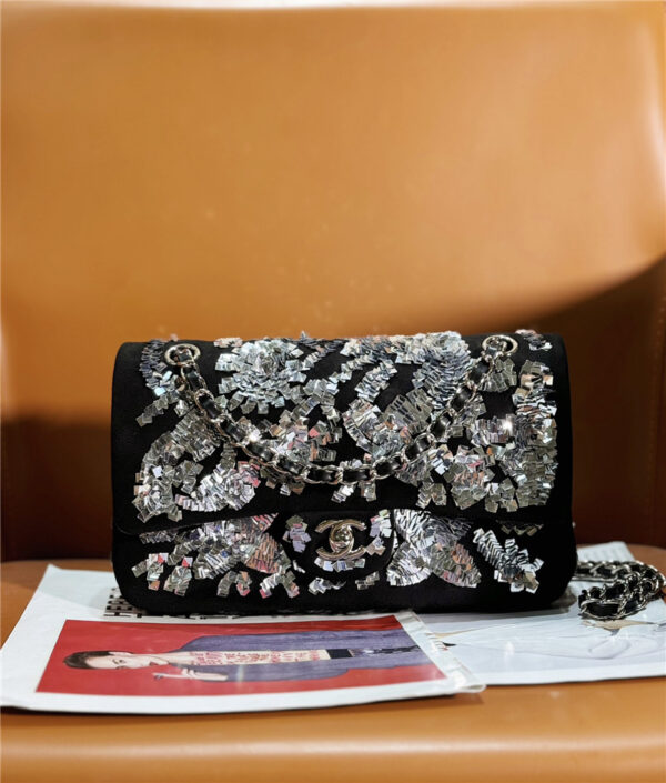 CC sequin flap bag - Image 6