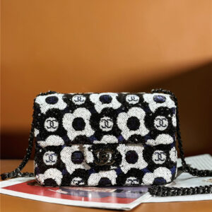 CC camellia CF flap bag