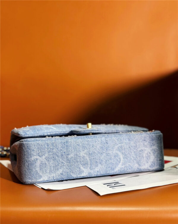 CC denim beading sequins cf bag - Image 8