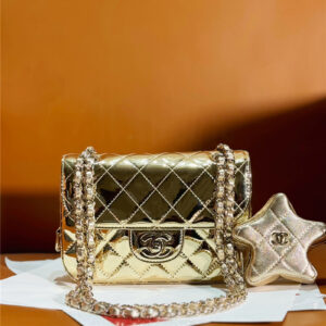 CC patent leather CF star bag