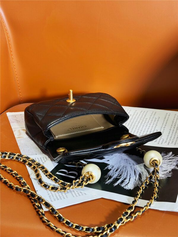 CC Pearl Black Classic CF Bag Small - Image 6