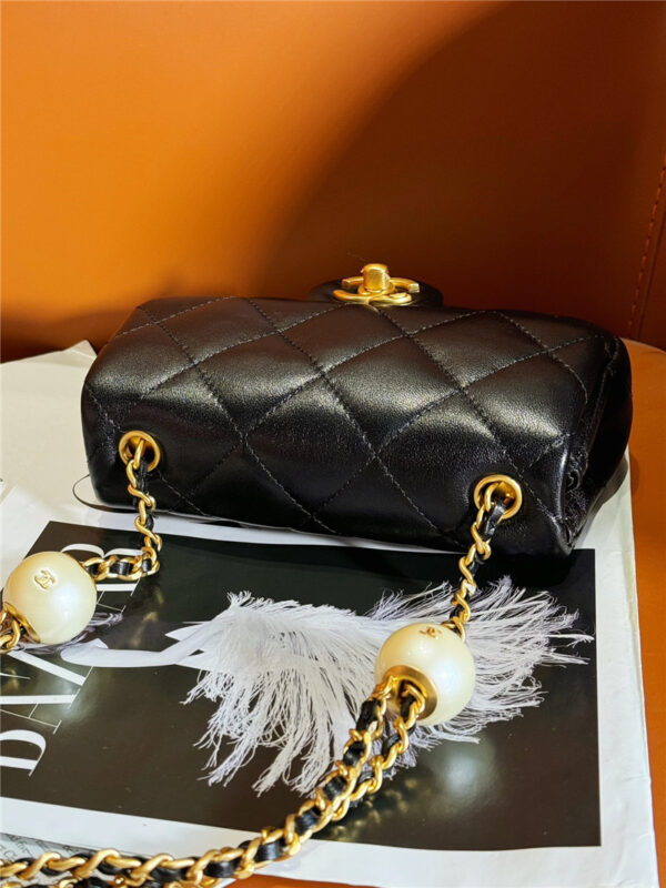 CC Pearl Black Classic CF Bag Small - Image 7