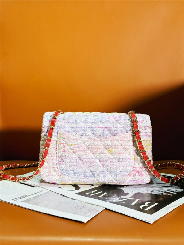 CC Logo Woolen Pink CF Bag - Image 3