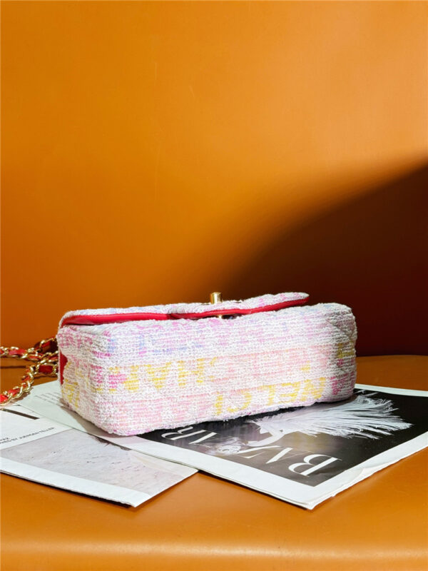 CC Logo Woolen Pink CF Bag - Image 7